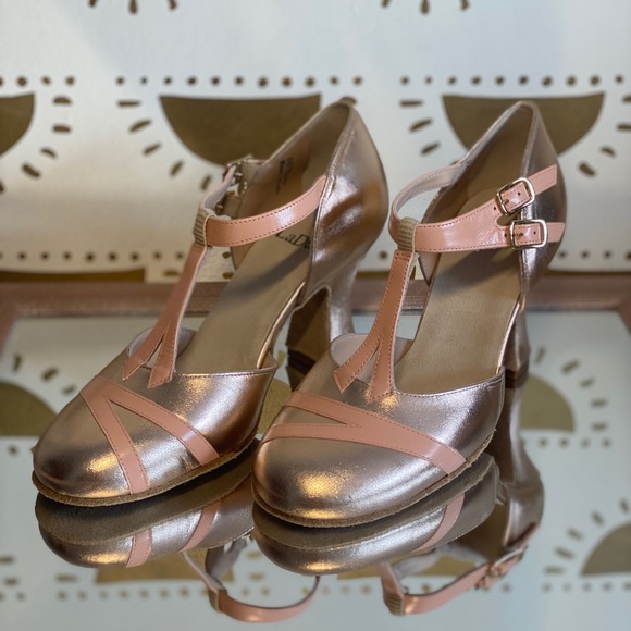 LaDuca Shoes - LaDuca Janette (LE #1) Rose Gold Character Shoe